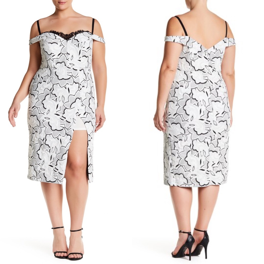 ABS By Allen Schwartz Off The Shoulder Dress Gown